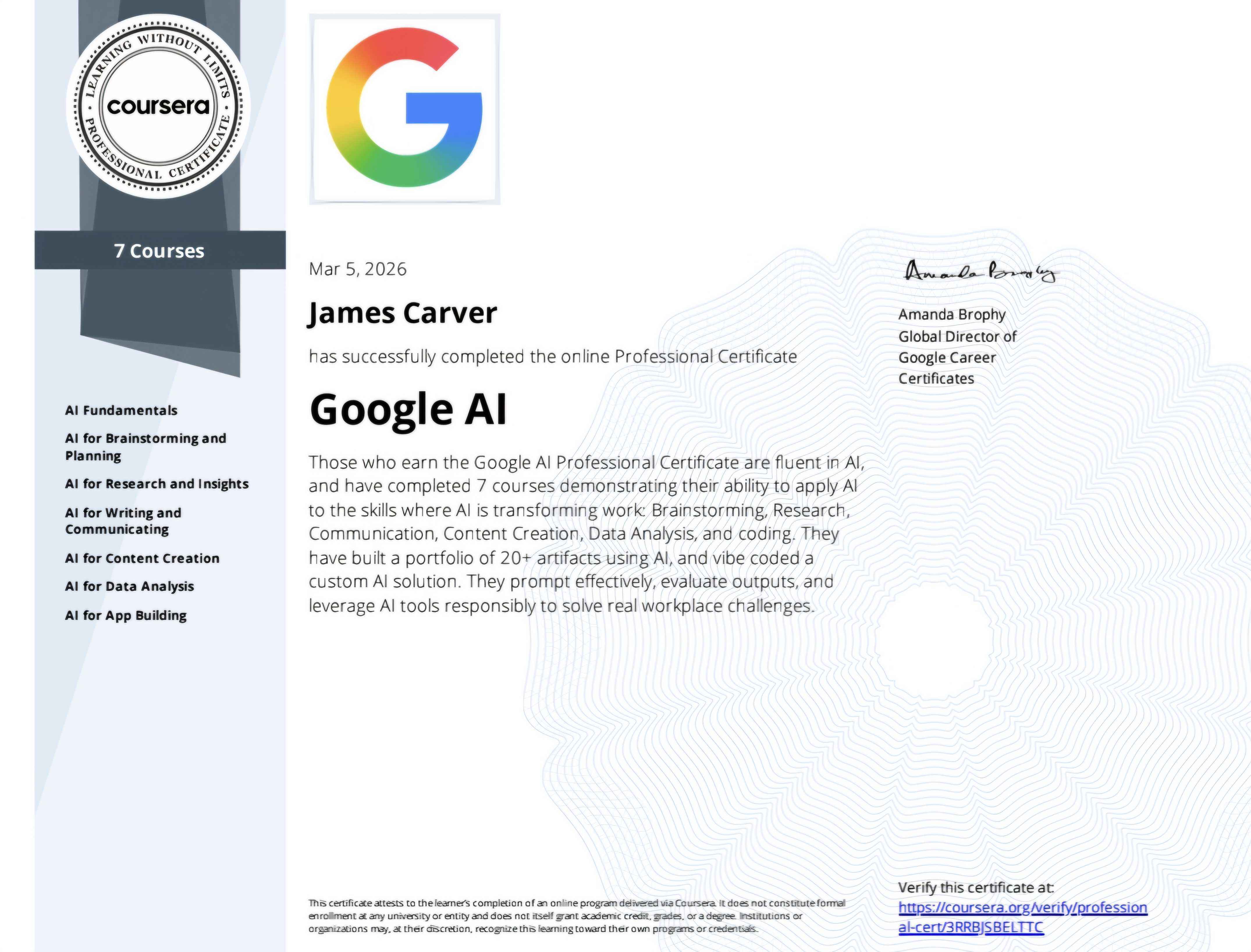 Ai Certificate